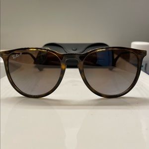 Polarized Classic Erika RayBans in Tortoise